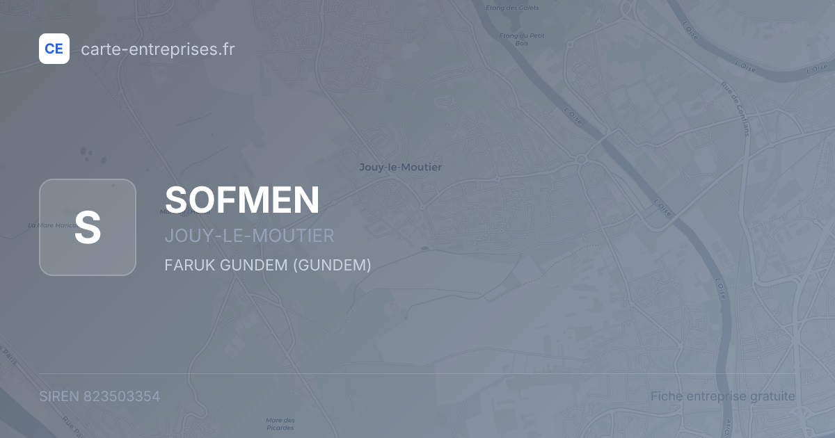 SOFMEN — 823503354 — fiche entreprise