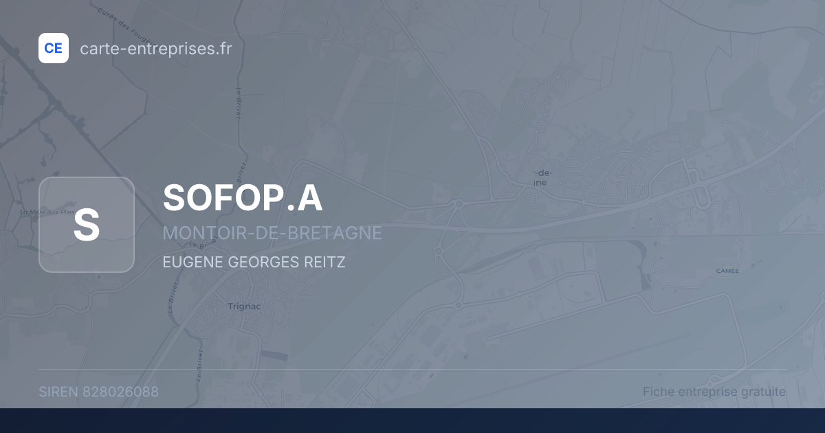SOFOP.A — 828026088 — fiche entreprise