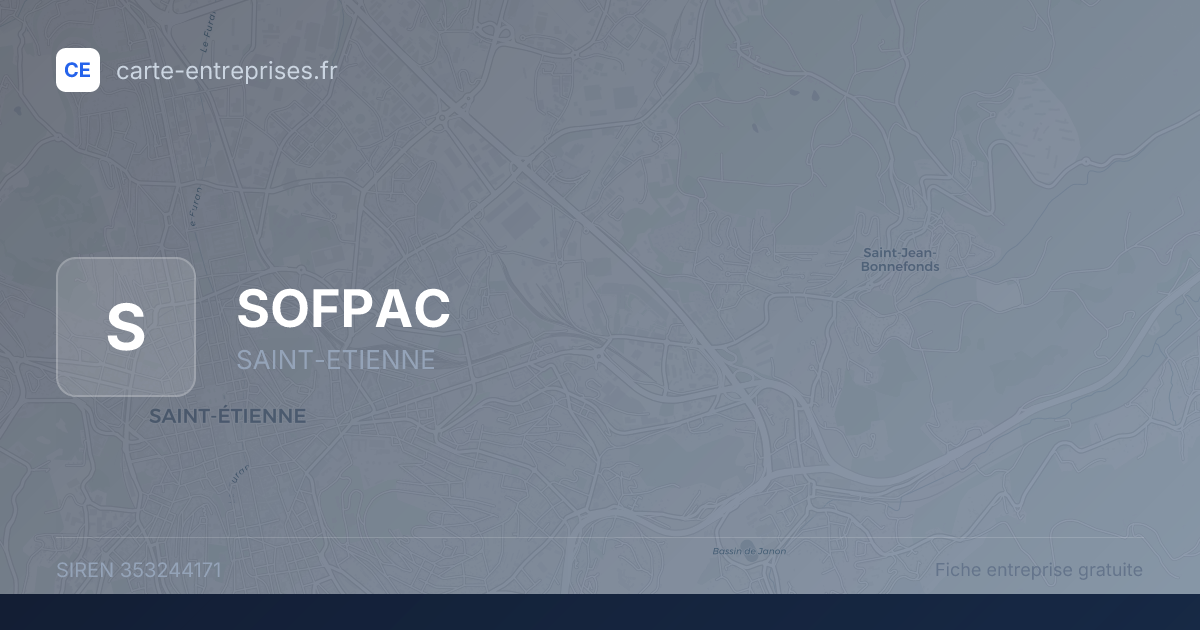 SOFPAC — 353244171 — fiche entreprise