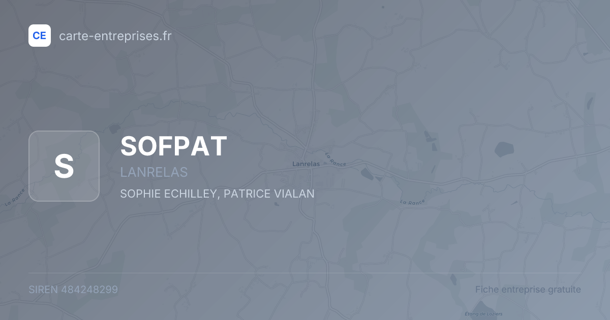 SOFPAT — 484248299 — fiche entreprise