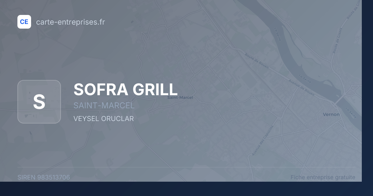 SOFRA GRILL — 983513706 — fiche entreprise