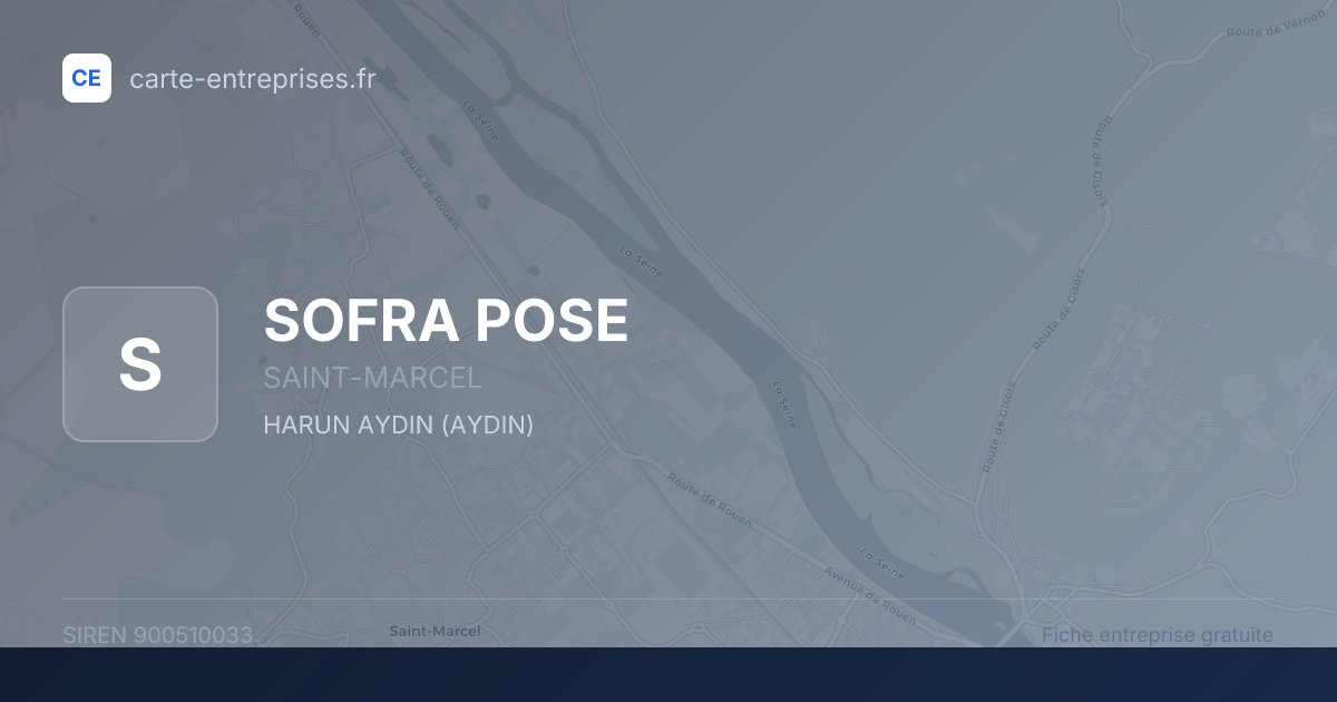 SOFRA POSE — 900510033 — fiche entreprise