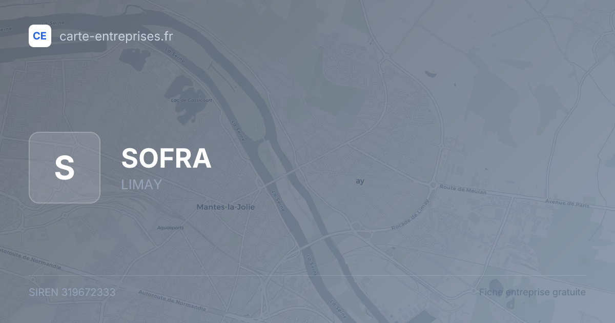 SOFRA — 319672333 — fiche entreprise
