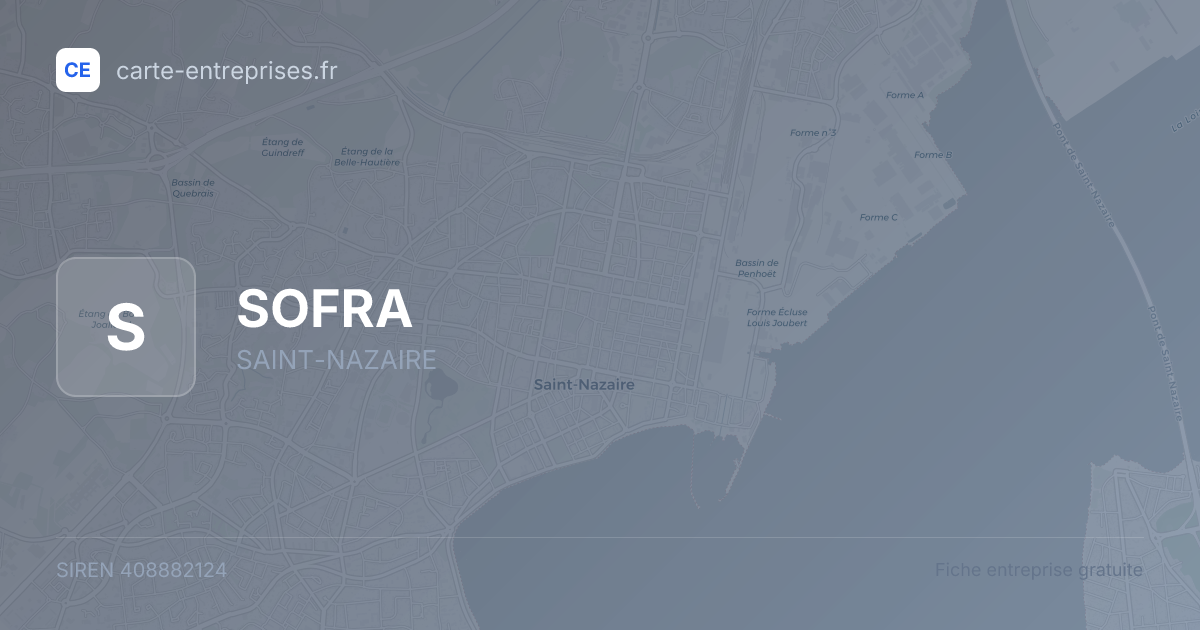 SOFRA — 408882124 — fiche entreprise