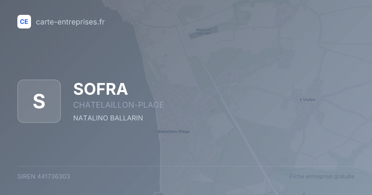 SOFRA — 441736303 — fiche entreprise