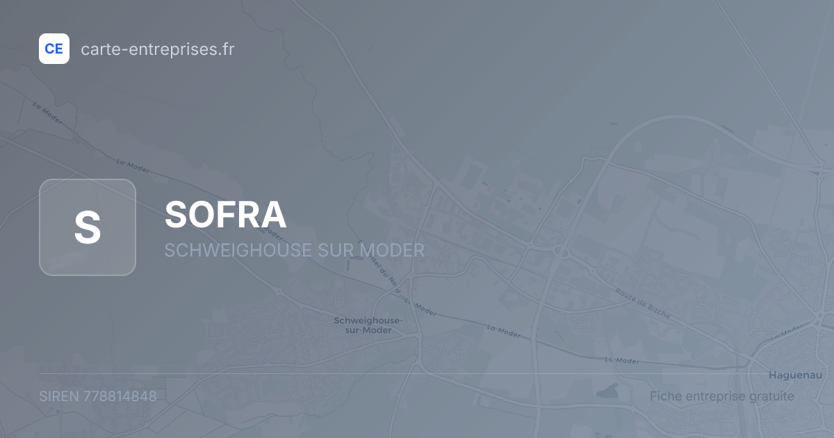 SOFRA — 778814848 — fiche entreprise