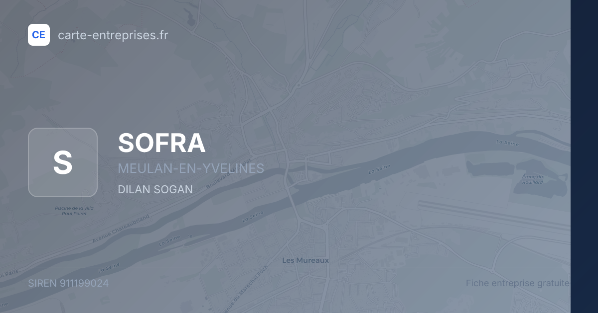 SOFRA — 911199024 — fiche entreprise