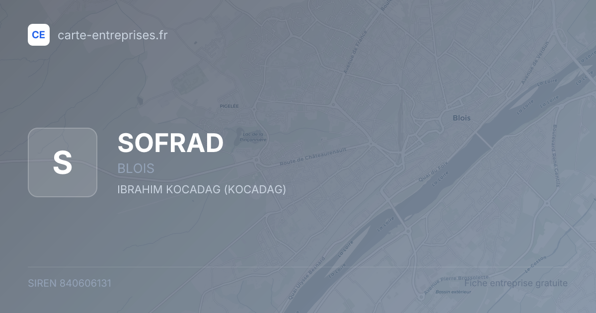 SOFRAD — 840606131 — fiche entreprise