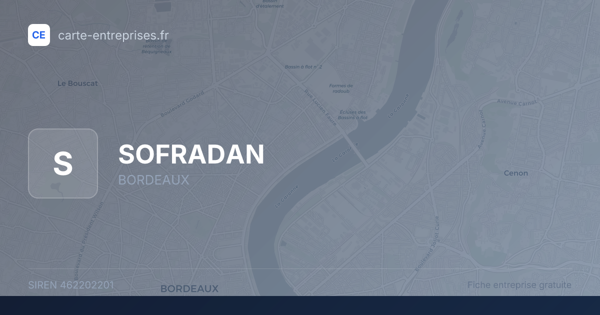 SOFRADAN — 462202201 — fiche entreprise