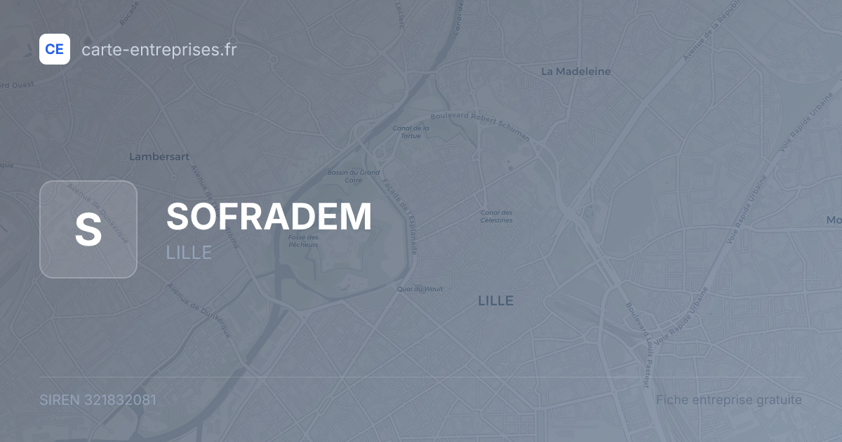 SOFRADEM — 321832081 — fiche entreprise