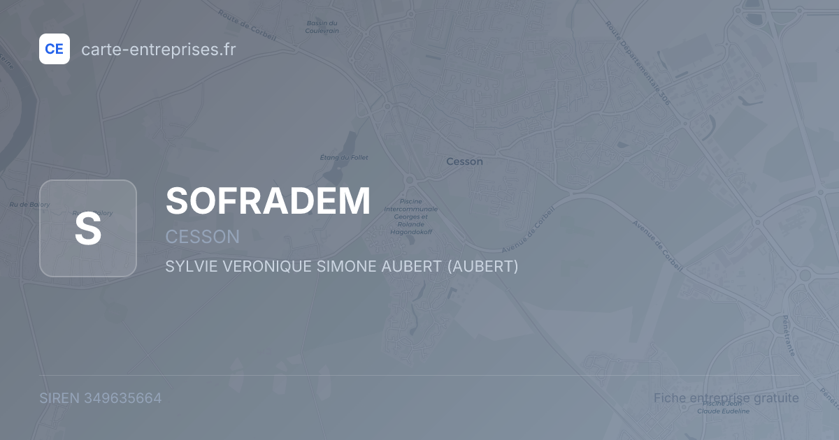 SOFRADEM — 349635664 — fiche entreprise