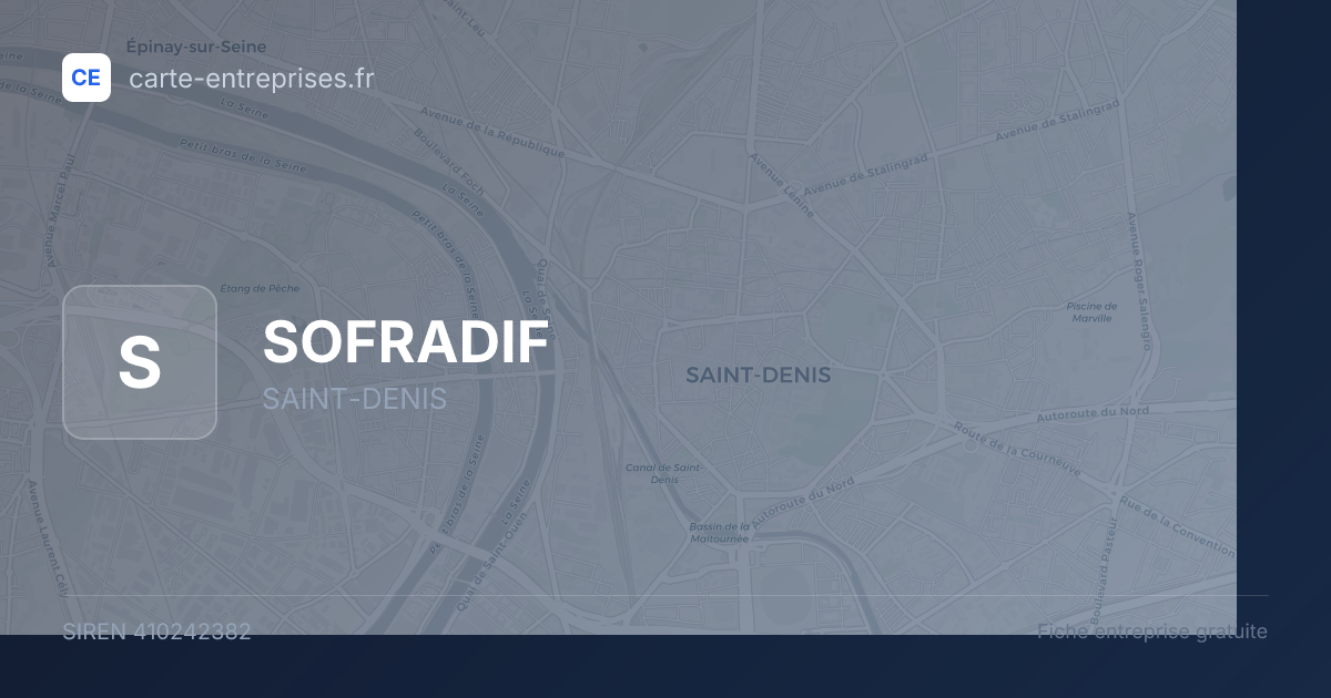 SOFRADIF — 410242382 — fiche entreprise