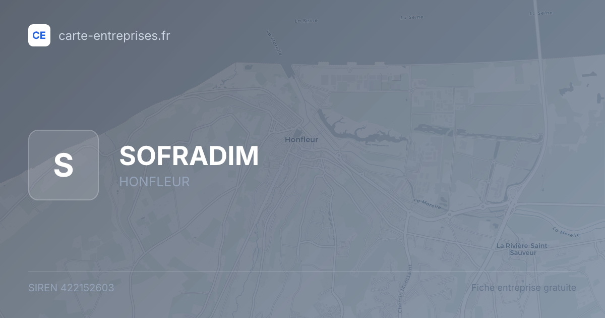 SOFRADIM — 422152603 — fiche entreprise