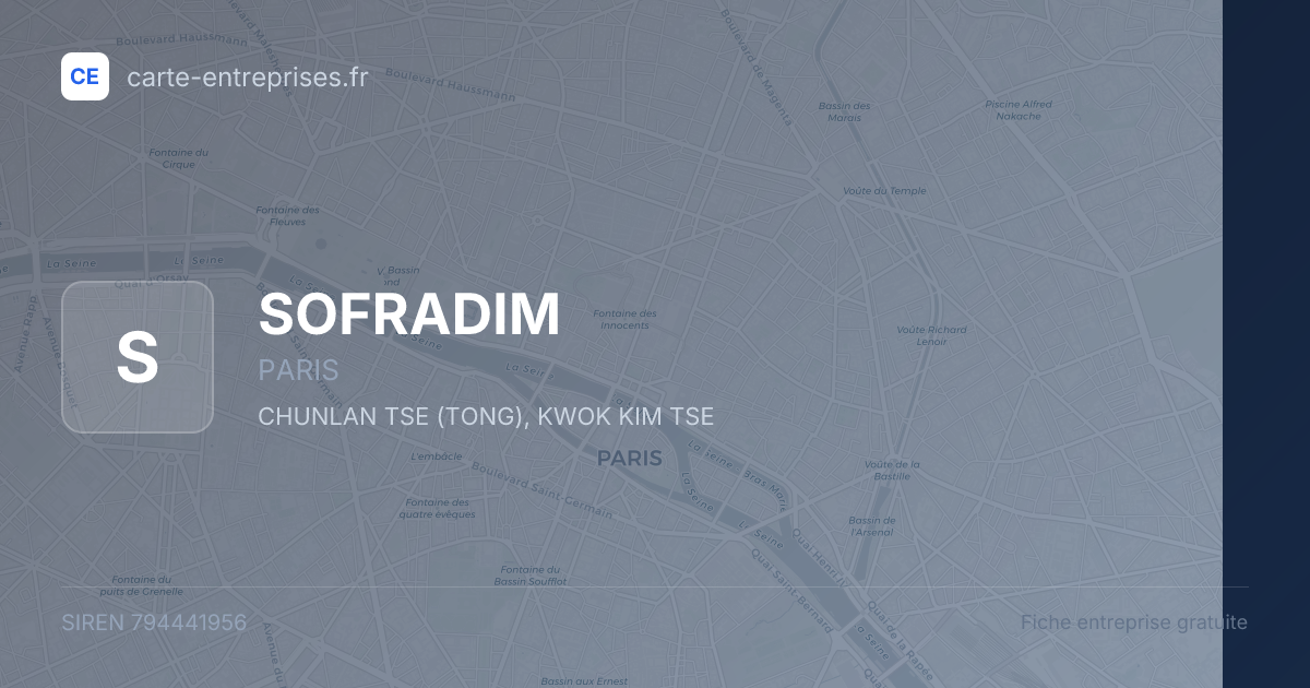 SOFRADIM — 794441956 — fiche entreprise
