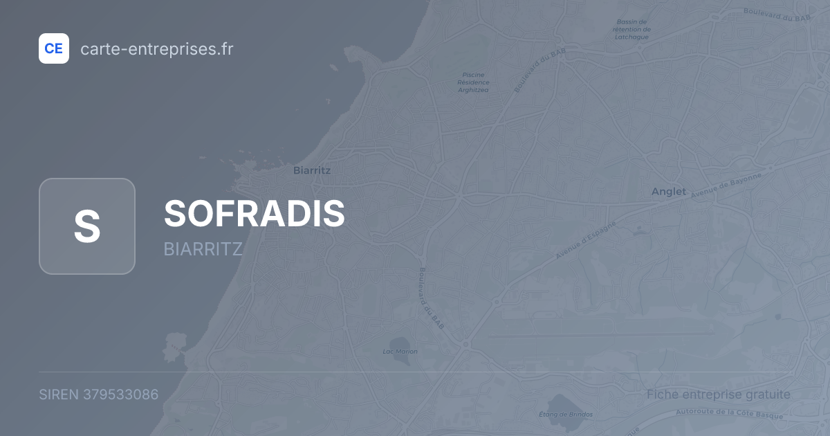 SOFRADIS — 379533086 — fiche entreprise