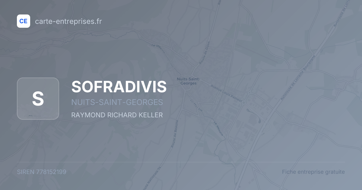 SOFRADIVIS — 778152199 — fiche entreprise