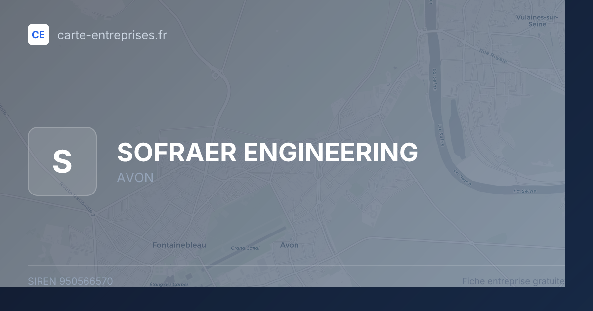 SOFRAER ENGINEERING — 950566570 — fiche entreprise