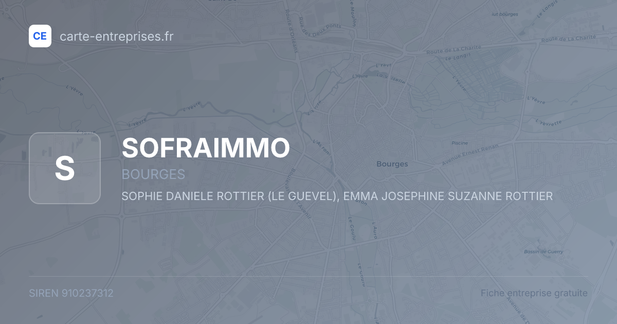 SOFRAIMMO — 910237312 — fiche entreprise