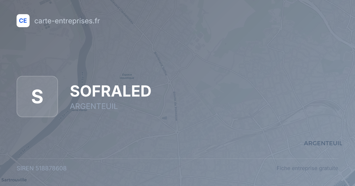 SOFRALED — 518878608 — fiche entreprise
