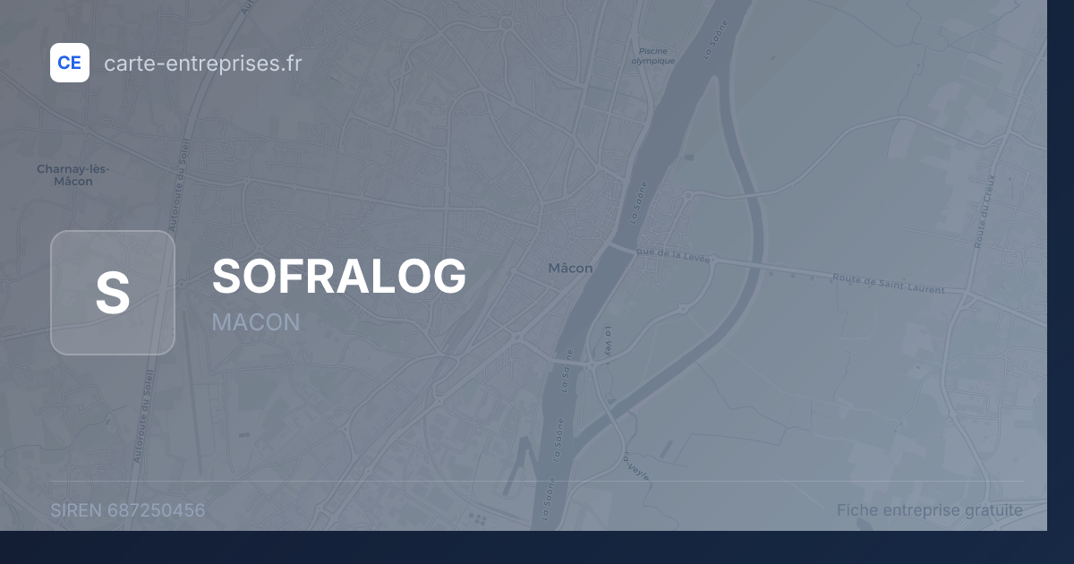 SOFRALOG — 687250456 — fiche entreprise
