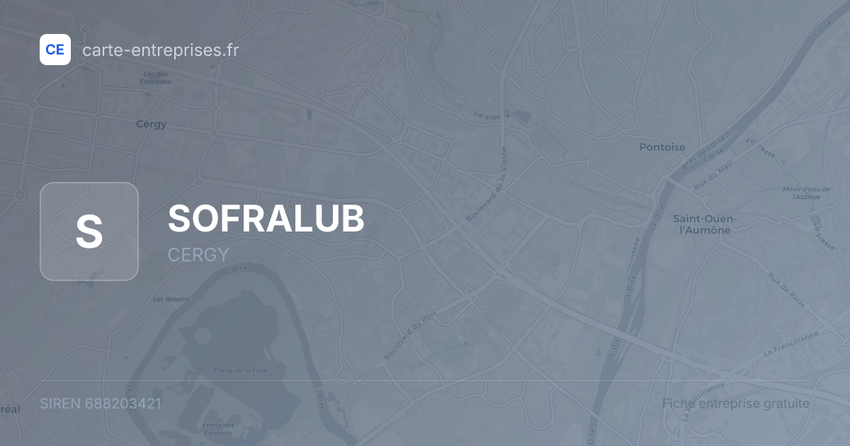 SOFRALUB — 688203421 — fiche entreprise
