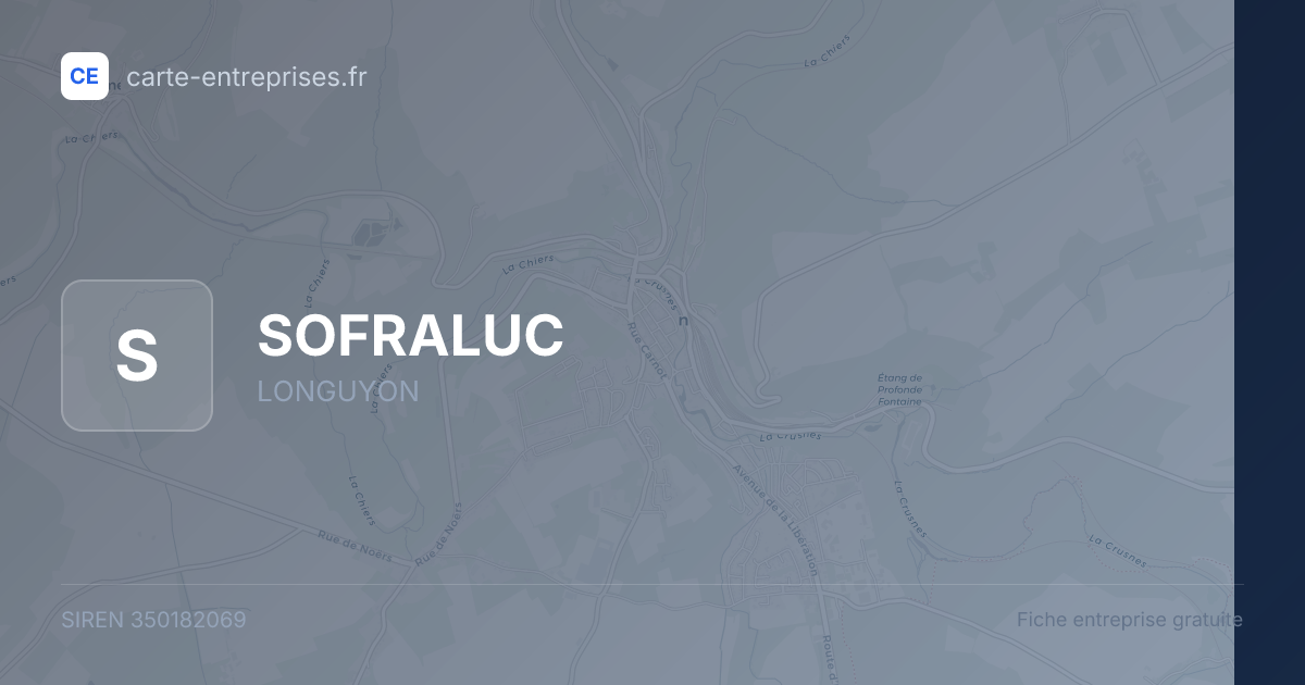 SOFRALUC — 350182069 — fiche entreprise