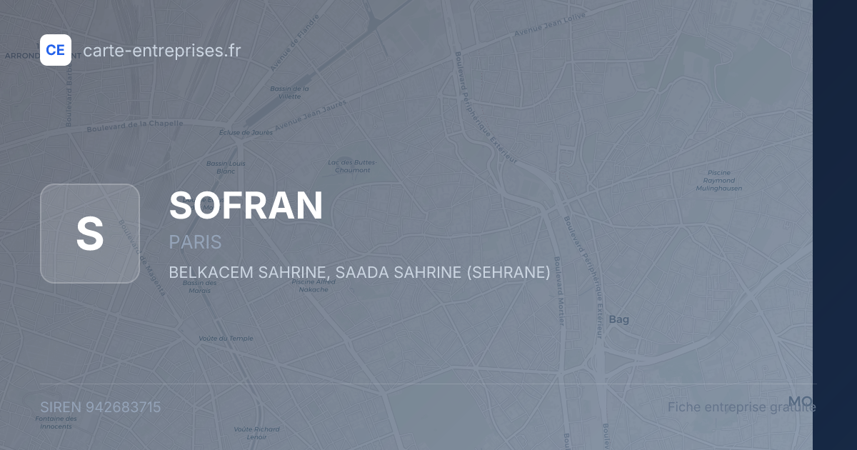 SOFRAN — 942683715 — fiche entreprise