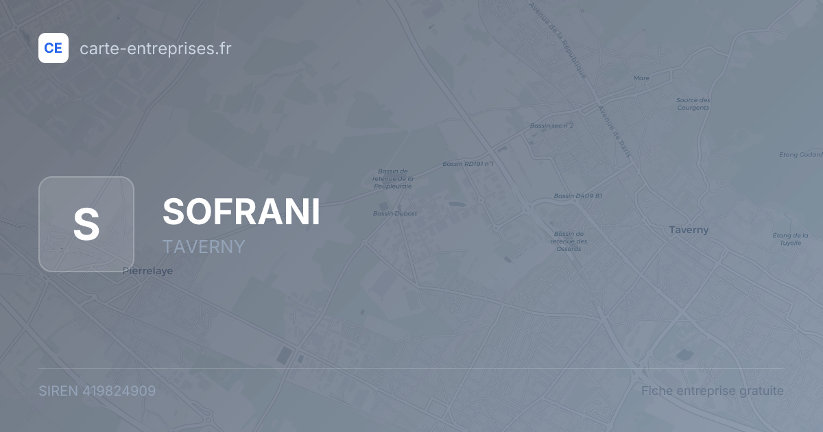 SOFRANI — 419824909 — fiche entreprise