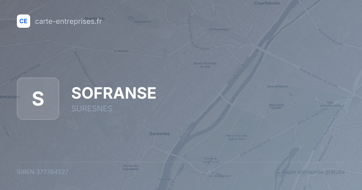 SOFRANSE — 377764527 — fiche entreprise