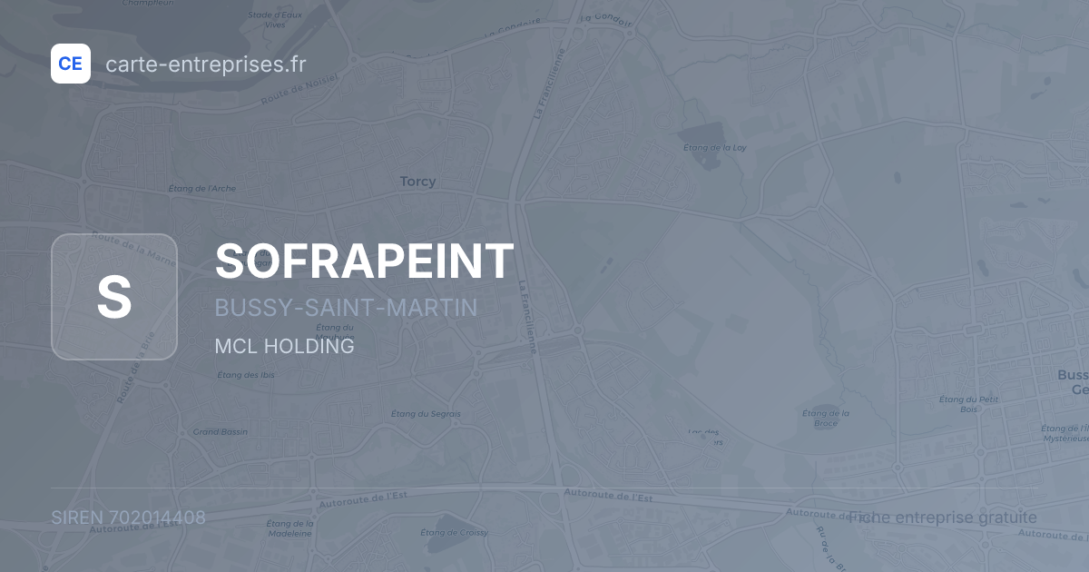 SOFRAPEINT — 702014408 — fiche entreprise