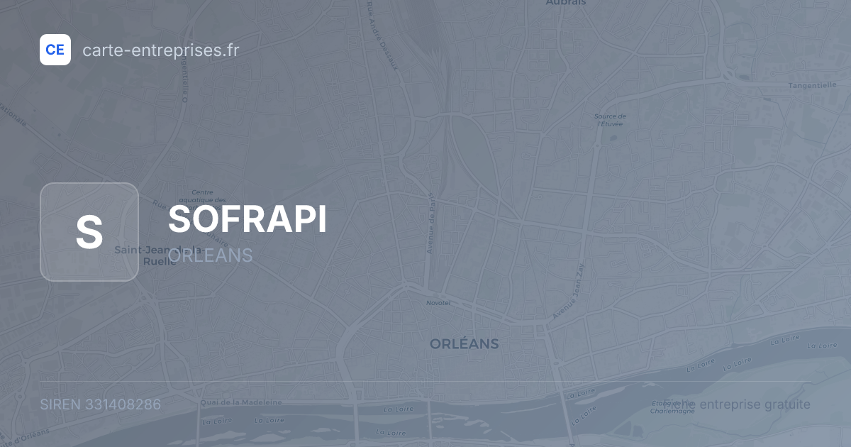 SOFRAPI — 331408286 — fiche entreprise