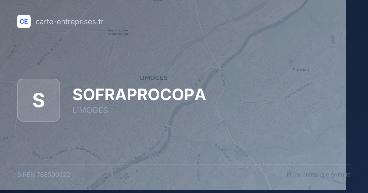 SOFRAPROCOPA — 768500522 — fiche entreprise