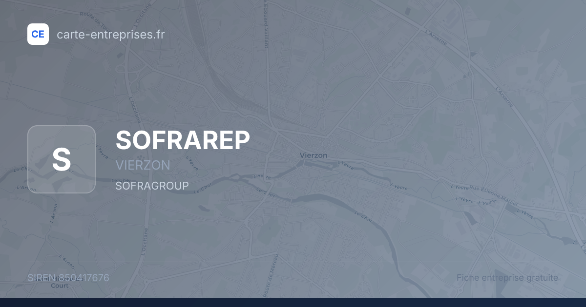 SOFRAREP — 850417676 — fiche entreprise