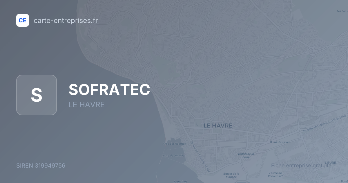 SOFRATEC — 319949756 — fiche entreprise