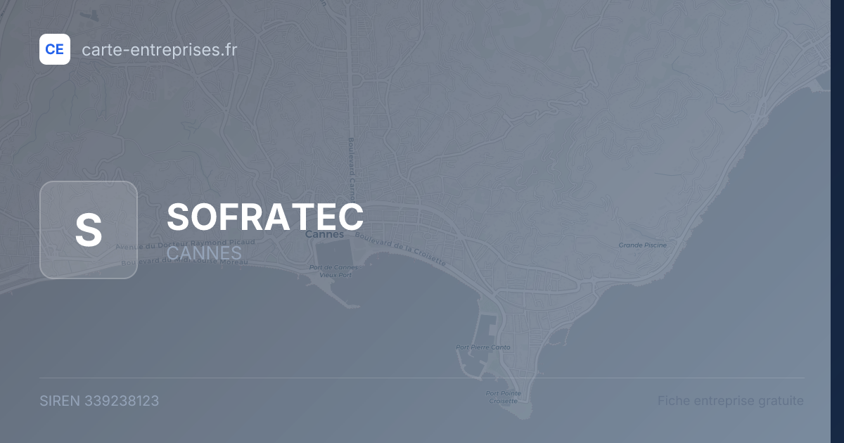 SOFRATEC — 339238123 — fiche entreprise