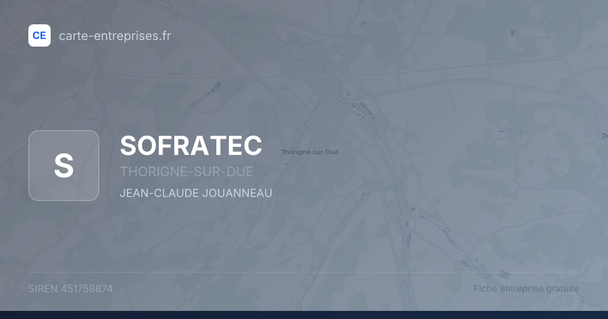 SOFRATEC — 451758874 — fiche entreprise