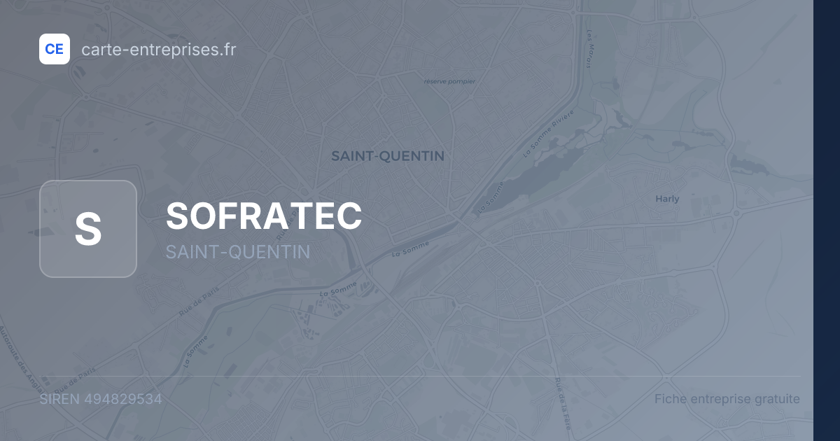SOFRATEC — 494829534 — fiche entreprise
