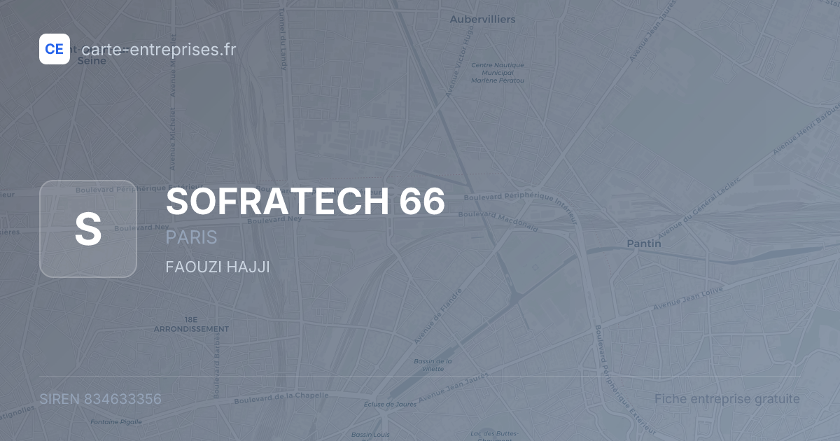 SOFRATECH 66 — 834633356 — fiche entreprise
