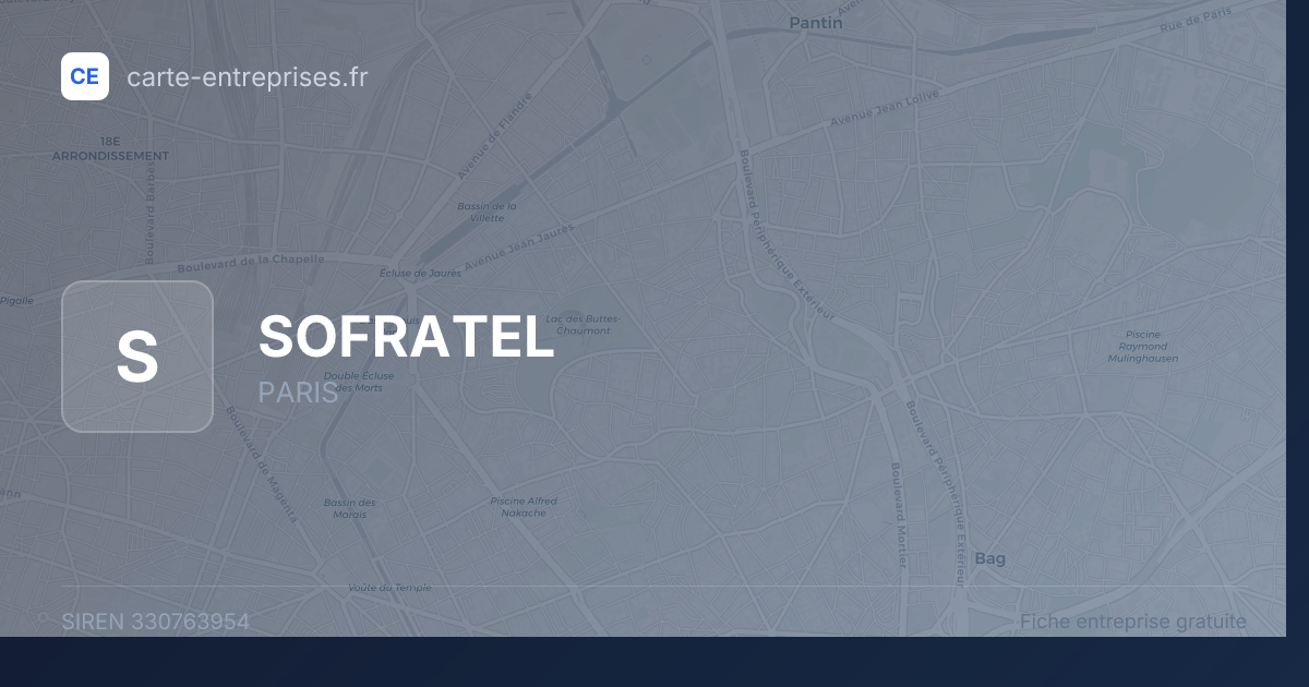 SOFRATEL — 330763954 — fiche entreprise