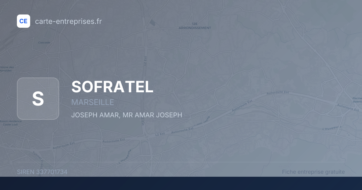 SOFRATEL — 337701734 — fiche entreprise