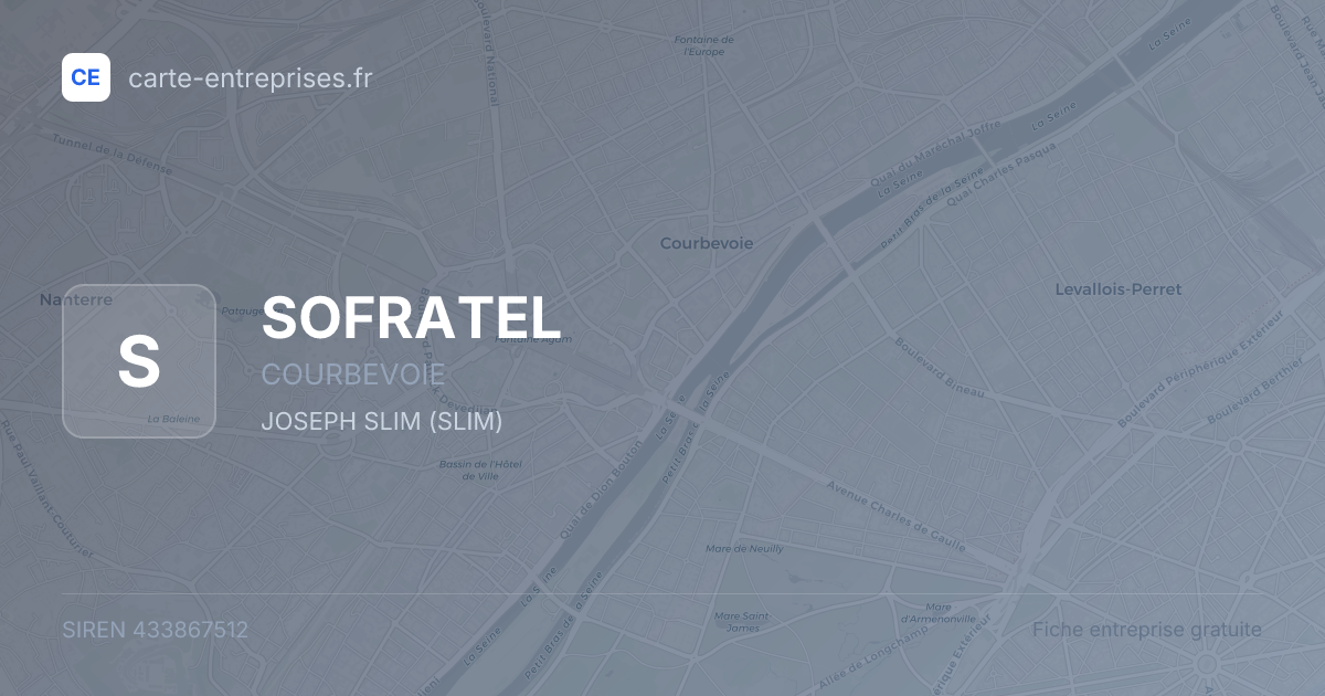 SOFRATEL — 433867512 — fiche entreprise