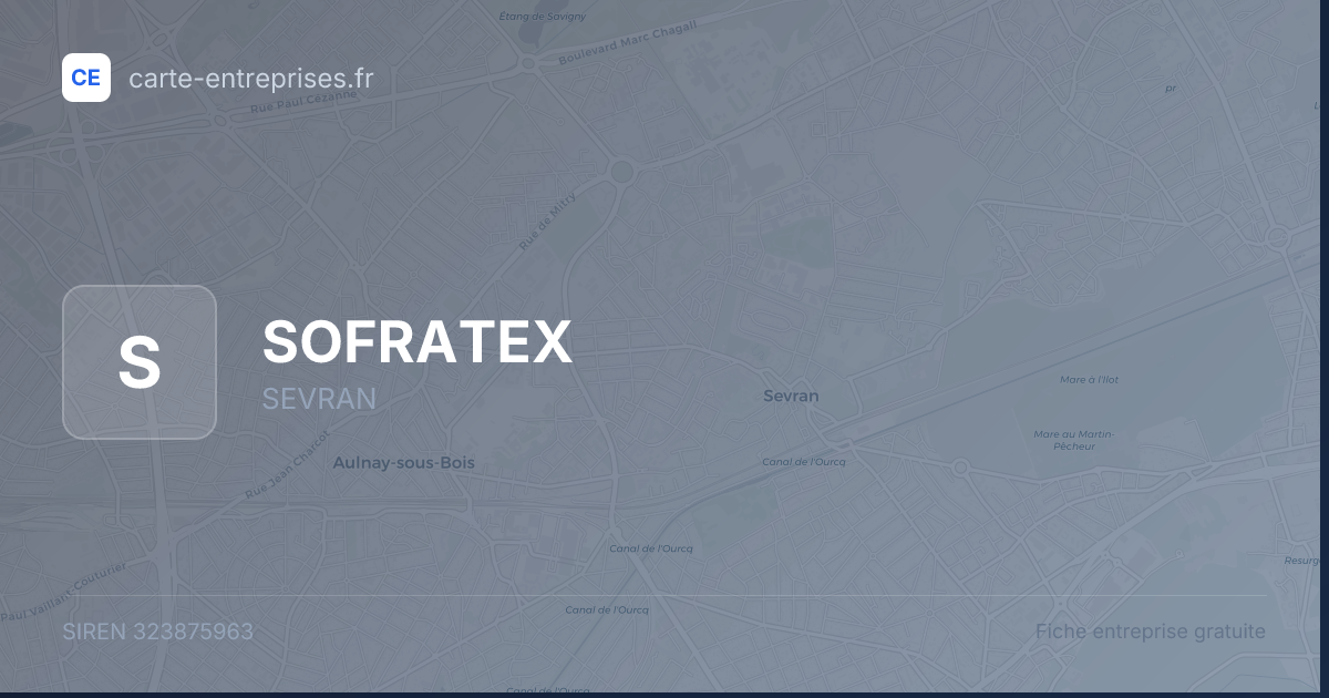 SOFRATEX — 323875963 — fiche entreprise