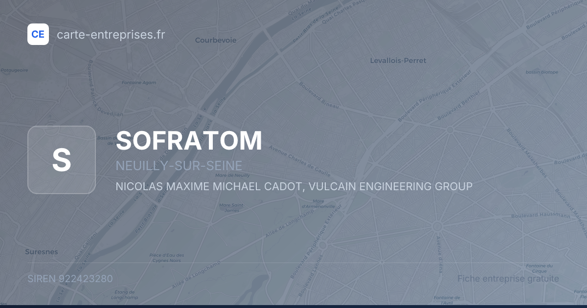 SOFRATOM — 922423280 — fiche entreprise