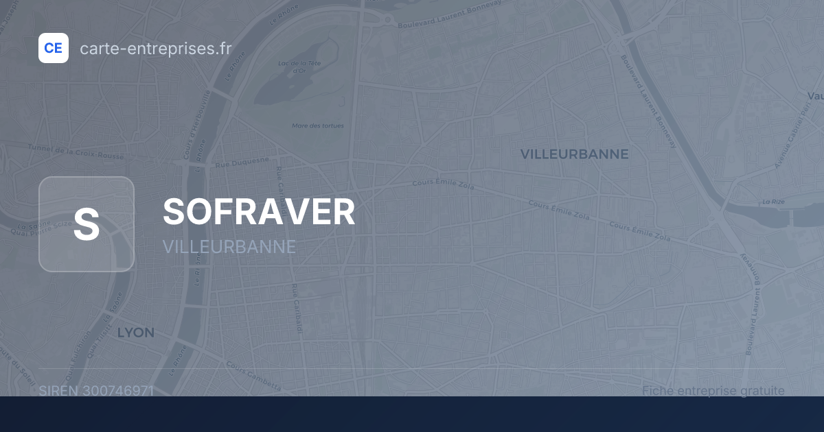 SOFRAVER — 300746971 — fiche entreprise