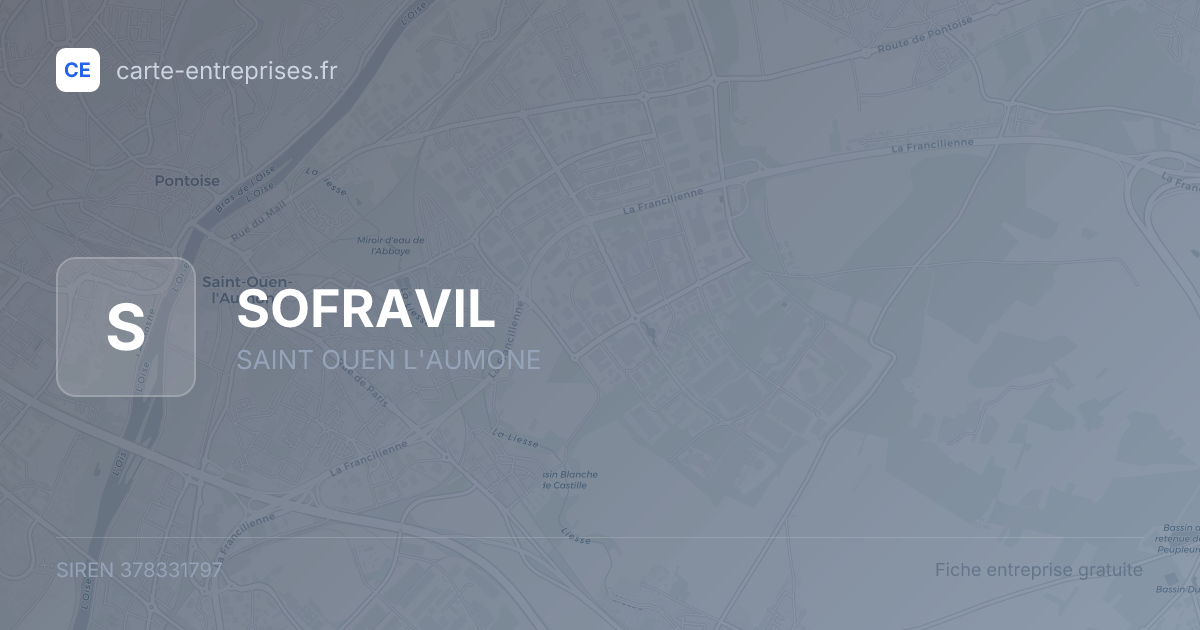 SOFRAVIL — 378331797 — fiche entreprise