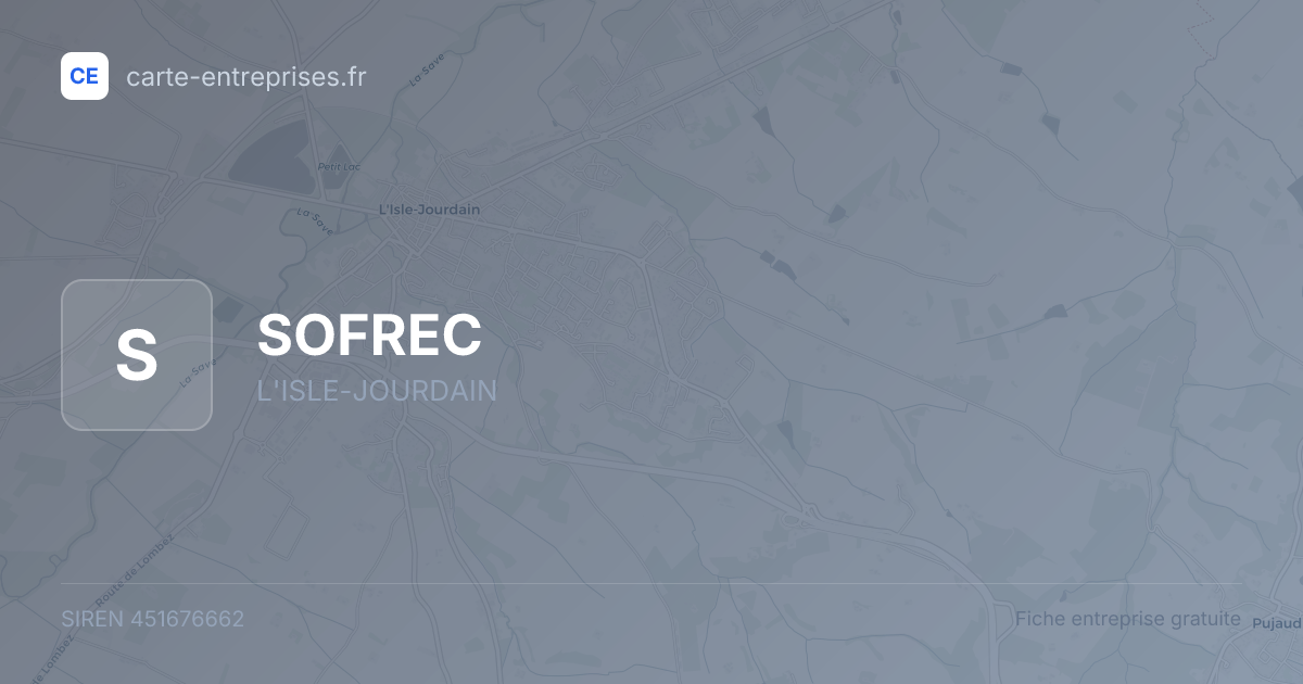 SOFREC — 451676662 — fiche entreprise