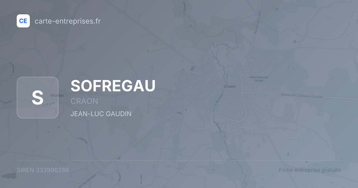 SOFREGAU — 333996288 — fiche entreprise