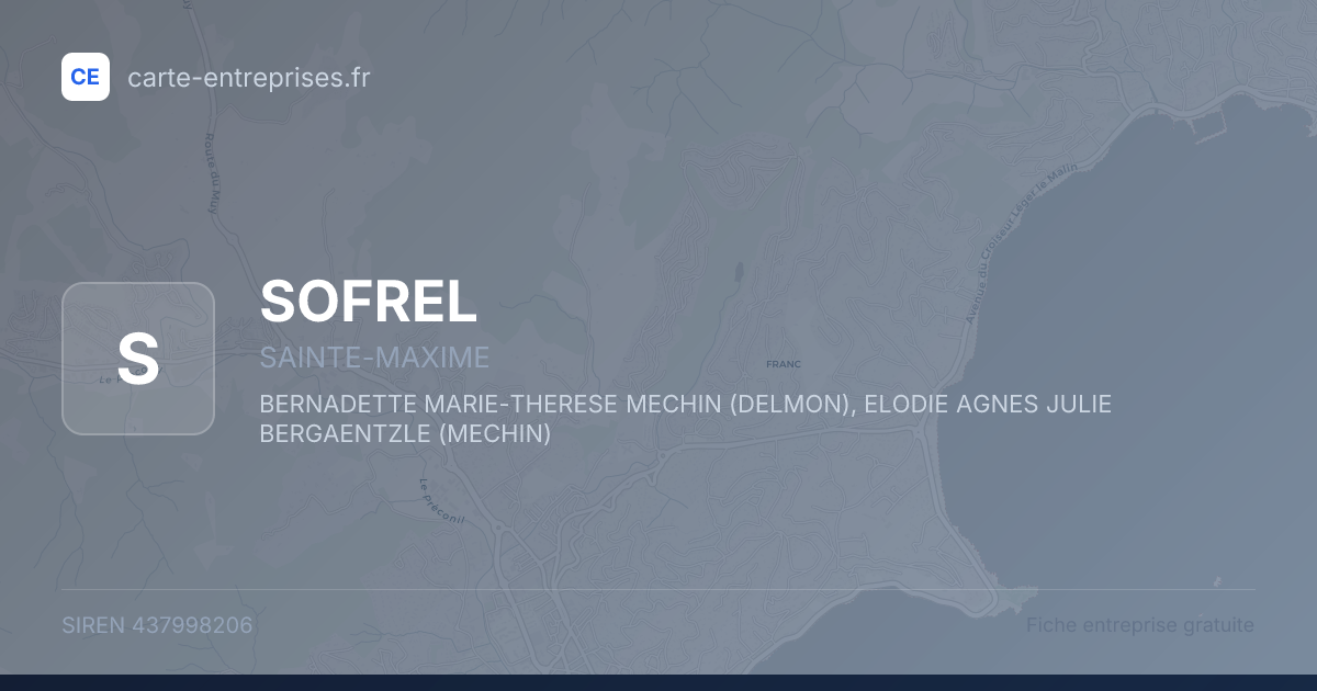 SOFREL — 437998206 — fiche entreprise