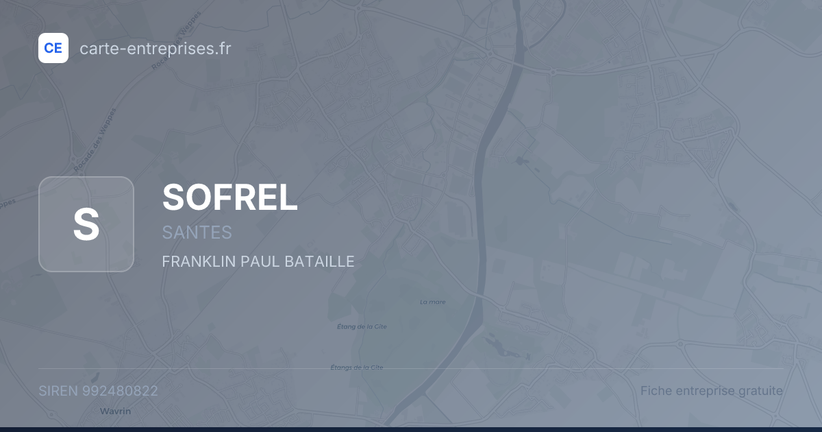 SOFREL — 992480822 — fiche entreprise