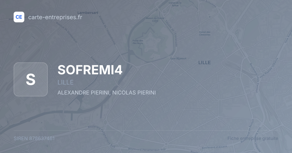 SOFREMI4 — 878637461 — fiche entreprise